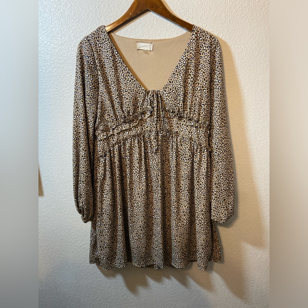 Altar’d State Cheetah Dress Size M - Picture 3 of 14